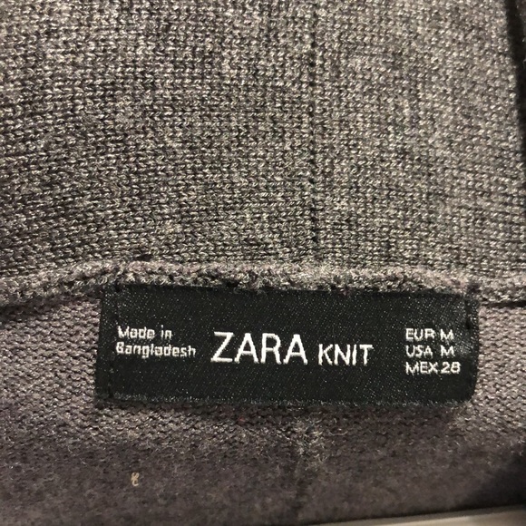Zara Women’s Knit Cardigan/Size M/Charcoal Grey - Picture 3 of 3